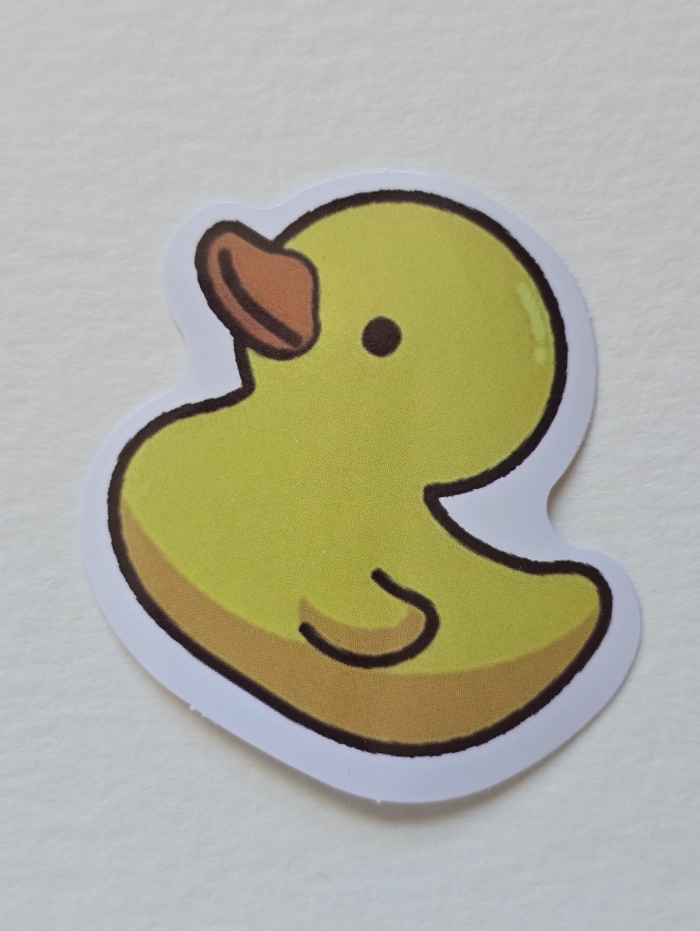 10/$10 Yellow Cartoon Duck Sticker
